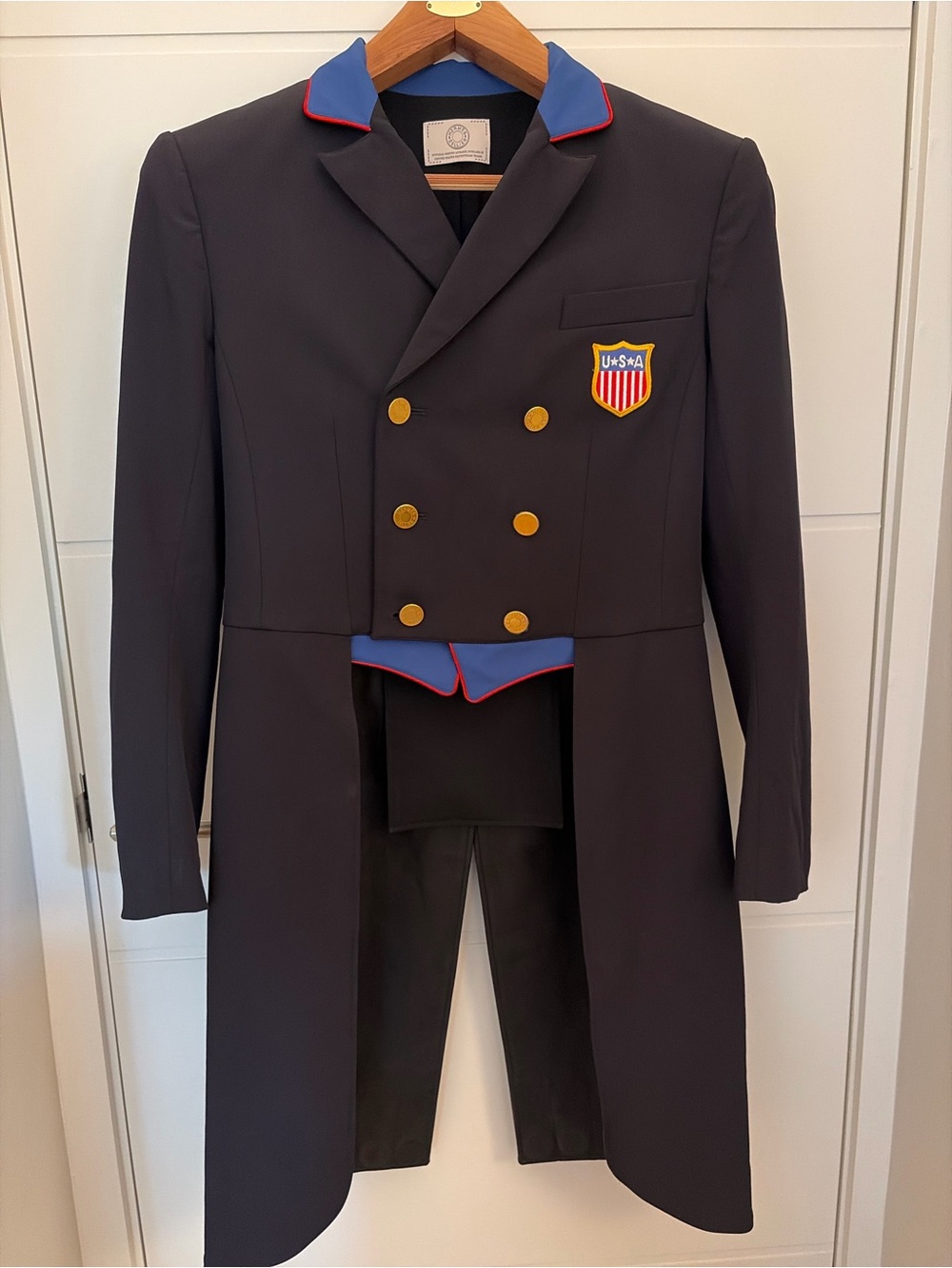 Hermès Team USA Dressage Tailcoat; Owned by Olympian Steffen Peters; Size: 48/38